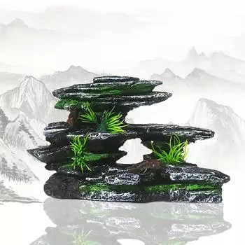 Творческий рокарий украшения аквариума украшения ландшафтный дизайн смоляные рокари аквариум смоляные рокари домашние поделки украшения
