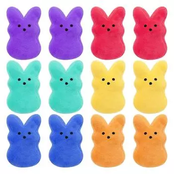Творческий роман плюшевый кролик игрушка для собак детей интерактивный пасхальный подарок 12 шт One Size