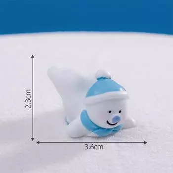 Творческий рождественский снежный бой снеговик украшения кавайные бутылки аксессуары ландшафтные украшения своими руками для дома подарки