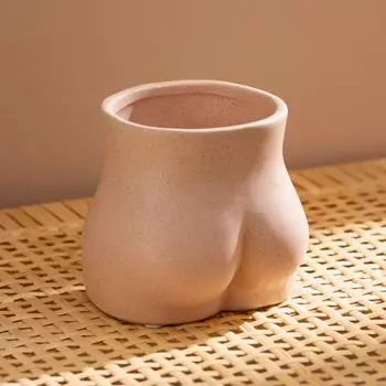 Творческий розовый боди-арт керамическая ваза садоводство цветочный горшок декор для дома аксессуары современный минималистский украшения подарочные вазы