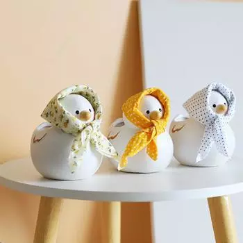 Творческий суккулентный керамический цветочный горшок для кактуса, суккулентный горшок для растений, масляная утка, домашний домашний декор для рабочего стола, балкона, орнамент