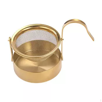 Творческий вращающийся фильтр для чая, заварник, сетчатый фильтр для спальни, кабинета, домашнего пуэра, серебряный