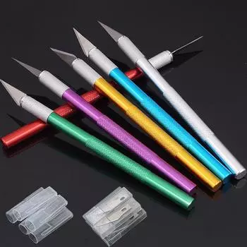 Творческий высокоточный нож для резьбы по дереву, нож для резки бумаги с алмазной росписью, нож для вышивки крестом, инструменты ручной работы фиолетовый