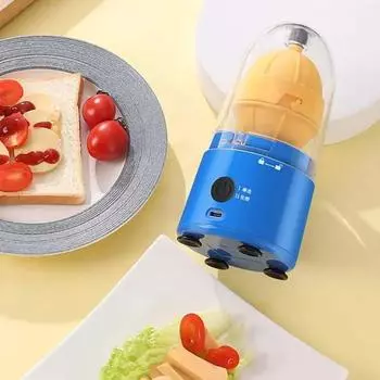 Творческий Золотой Яйцеварка Портативный Автоматический Яйцесборник Электрический Яйцесборник Кухонные Гаджеты синий