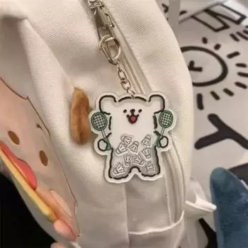 Творчество Мультфильм Shake Ball Line Puppy Брелок Сумка Подвески Пары Милый Акриловый Брелок Сумка Подвески Праздничные Подарки