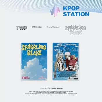 TWS — 1-й МИНИ-АЛЬБОМ [Sparkling Blue] Weverse Albums ver.