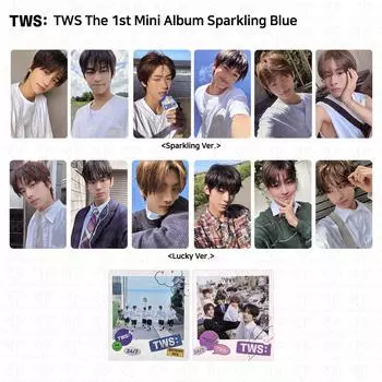 TWS 1-й мини-альбом «Сверкающая синяя фотокарточка» Polaroid KPOP K-POP Shinyu Dohoon