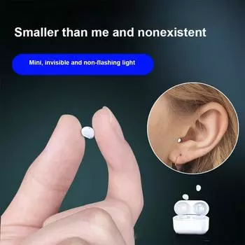 TWS Беспроводная невидимая Bluetooth-гарнитура Mini No Pain Micro Semi-In-Ear Handfree Маленькие наушники-вкладыши Стерео игровые наушники для Xiaom дубильная кора