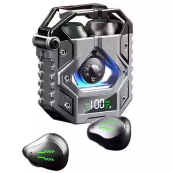 TWS Беспроводные Bluetooth 5.3 Металлические гарнитуры Наушники Спортивные мини-наушники с отменой для смартфона XG 01