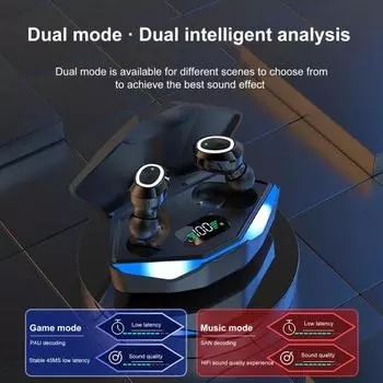 TWS Bluetooth 5,1 наушники 2200 мАч зарядное устройство пара беспроводных наушников 9D стерео спортивные водонепроницаемые четыре наушника гарнитура