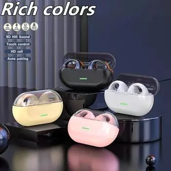 TWS Bluetooth 5.3 беспроводные наушники клипса наушники с шумоподавлением гарнитура HD вызов спортивные игровые наушники для Xiaomi