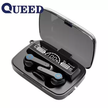 TWS Bluetooth-гарнитура Беспроводная гарнитура с двумя наушниками чёрный