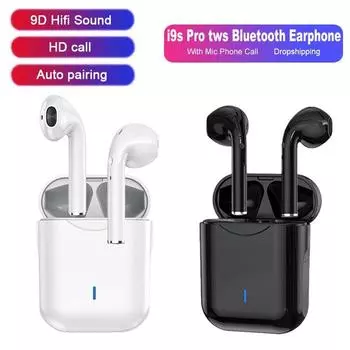 TWS Мини Bluetooth наушники беспроводные наушники стерео спортивные наушники с микрофоном зарядное устройство гарнитуры для xiaomi iPhone