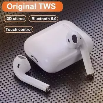 TWS стерео беспроводные 5.0 Bluetooth наушники-вкладыши мини-наушники игровая спортивная гарнитура с зарядным устройством микрофон для смартфонов Android IOS