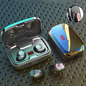 TWS X10 Беспроводная Bluetooth-гарнитура HIFI Стерео Спортивная Водонепроницаемая шумоподавление Бинауральный сенсорный отпечаток пальца с зарядным устройством
