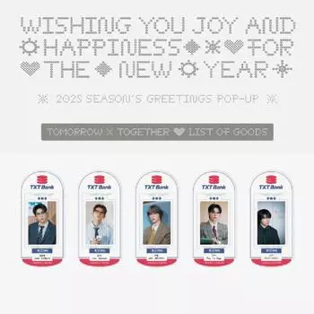TXT 2025 Сезонные поздравления POP-UP MD Поворотный акриловый стенд SOOBIN