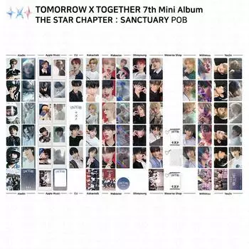 TXT 7-й мини-альбом The Star Chapter : Полный набор фотокарточек SANCTUARY POB Yes24 -Logo Card