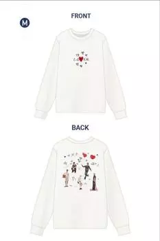 TXT POP-UP SANCTUARY официальная футболка с длинным рукавом MD размер M SEOUL Limited Новинка TOMORROW X TOGETHER