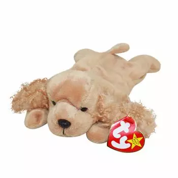 TY Beanie Baby Spanky плюшевая игрушка для кокер-спаниеля бежевый