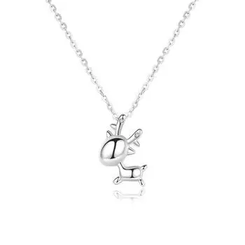 Ты - ожерелье для дороги Илу, японского и корейского студента Мори-Тай, подвеска в виде рога лося, цепочка на ключицу, цепочка на шею