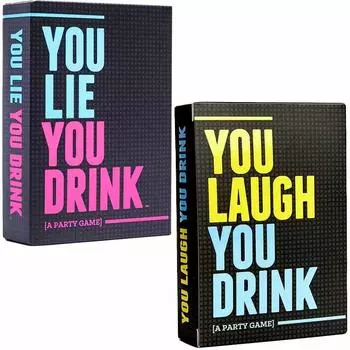Ты смеешься, ты пьешь - ты лжешь, ты пьешь Карточные игры для вечеринок