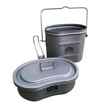 ТЯЖЕЛАЯ крышка, военный стиль, титановая чаша для рисоварки, японский чехол/тяжелый [оригинальный продукт]