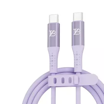 [TYB] Кабель для зарядки Type C, силиконовый, 65 Вт, кабель для зарядки Type-C, ноутбук, зарядка через usb-c, быстрая зарядка, высокоскоростная передача данных, силиконовый кабель для смартфона