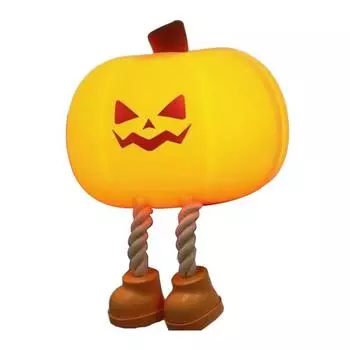 Тыква Ночник для Детей Мягкий на ощупь Милый Светодиодный Светильник-Тыква Перезаряжаемый Прикроватный Светильник для Детской Комнаты Малыша A