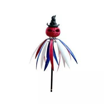 Тыква Ветряная мельница Металл Железо Харлоу Ветер Железная Ветряная мельница Уличная One Size красный