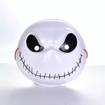 Тыквенный принц, скелетные маски, белый жуткий смайлик, Рождественский ночной страх с той же маской Джека, поддельная маска, крышка головы