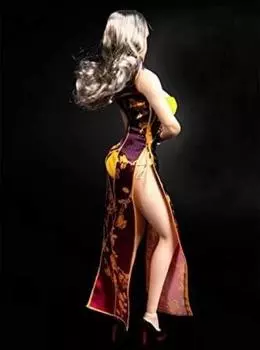 TYM TYM062 Красивый сексуальный китайский комплект одежды для масштабной фигурки и головы, но не [TOYBARJAPAN] 1/6 (Тело включено) красный