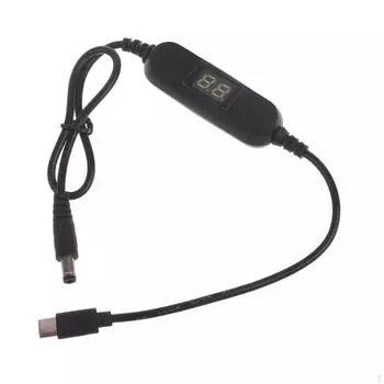 Type C 5V to 1.2V-12V Converter Cord Power Regulator Line Cable Adjustable Output for