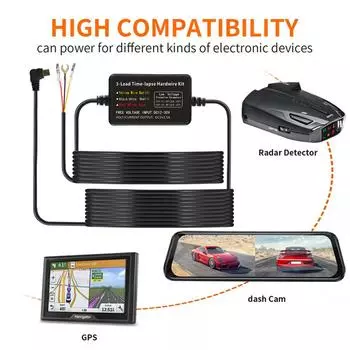 Type-C Hardwire Kit For DashCam - Durable And Convenient Fast Charging Universal Compatibility
