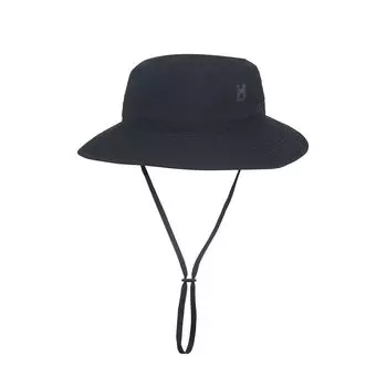 Typhon Stretch Rain Hat Typhon 50000 ST RAIN HAT MIV01795 New [Millet] Men s Logo_Black-Noir