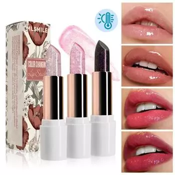 Тысяча цветов теплая меняющаяся губная помада 6 цветов желейный бальзам для губ 01