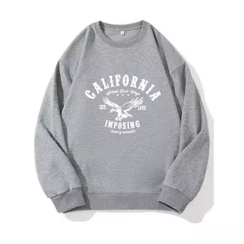 Тысяча девятьсот девяносто девятыйМодный принтованный топ, повседневная спортивная одежда для осени и зимы, хлопковая толстовка M чёрный