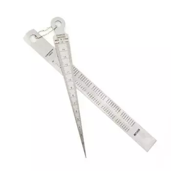 Tyture 1-15 мм клиновой щуп линейка для измерения зазора зонд конусный щуп инструменты для измерения зазора стальная линейка клиновой клапан толщиномер