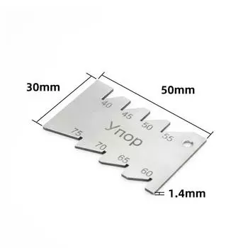 Tyture Измеритель угла резки Инструмент для резки проволоки из нержавеющей стали и углеродистой стали Шаблон для установки угла Измерительный инструмент для измерения угла