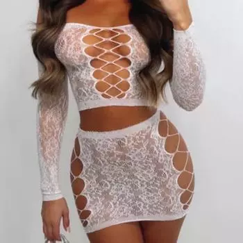 TZ145 женское горячее блестящее эротическое нижнее белье с запахом на бедрах, сетчатая юбка, боди-чулки, нижнее белье simple packaging