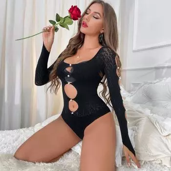 TZ210 женское сексуальное нижнее белье Pearl с длинными рукавами из сетки Simple packaging