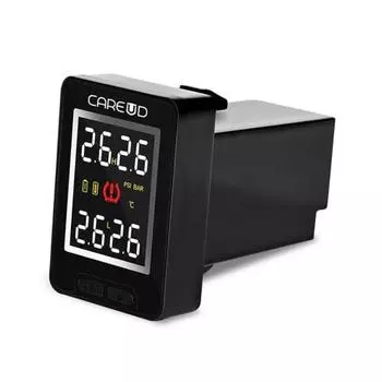 U912 Система контроля давления в шинах TPMS в режиме реального времени Отслеживание температуры и давления 4 внутренних или внешних радиочастотных датчика для Toyota/Honda/Nissan/Mazda (с 4