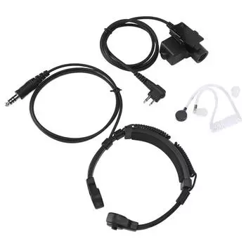 U94 PTT военный адаптер + мобильный 2-контактный 7,1-мм гарнитура системный адаптер Push to Talk для радио Motorola