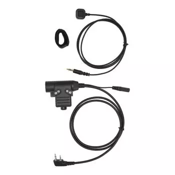 U94 Система PTT Hands Free Plug and Play Адаптер PTT с микрофоном для пальцев для Icom V8 V80 V82