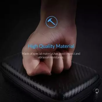 U-дисковый кабель для передачи данных, сумка на молнии, зарядное устройство для мобильного телефона, защита мобильного жесткого диска, сумка для хранения, складной мини-карман для хранения, сумка чёрный