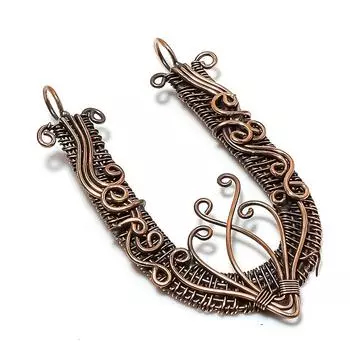 U Look Gemstone Handmade Copper Wire Wrap Jewelry Pendant 2.76 B0M11