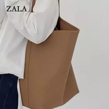 У Meina есть та же большая сумка через плечо с узором личи, сумка-ведро, новая летняя женская сумка, повседневная сумка-тоут большой вместимости для поездок на работу. верблюжий коричневого