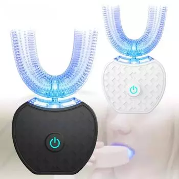 U-образная электрическая зубная щетка для детей, U-образная зубная щетка для взрослых, отбеливающий инструмент для полости рта