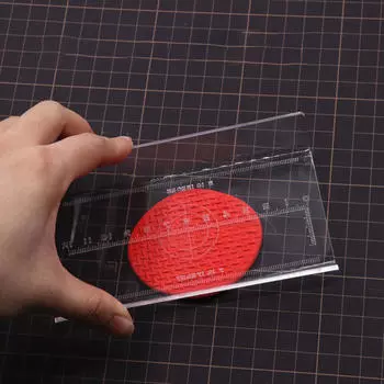 U-образная пластина для надавливания из глины, прозрачная, легкая, DIY-инструмент, практичная, прочная, многофункциональная, из акрила для дома