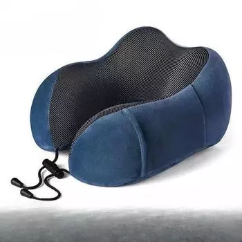 U-образная подушка из пены с эффектом памяти U-образная подушка Подушка для сна Подушка для шеи Подушка для путешествий в автомобиле Портативная подушка для самолета Подушка для шеи Neck protection U-shaped pillow 30 * 25cm
