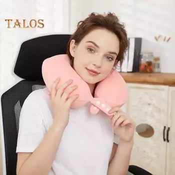 U-образная подушка с сумкой для хранения, однотонная, приятная для кожи, регулируемая подушка для шеи из пены с эффектом памяти, дорожная подушка темно-серого